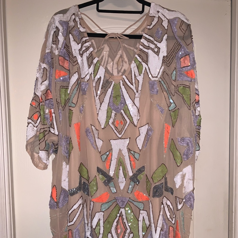 ASOS Multicolor Geometric Dress